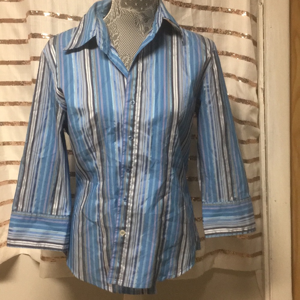 Kommotion NY- Striped  Button Down Shirt